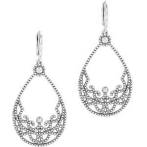 Brighton Illumina Lace Leverback Earrings NWT $138